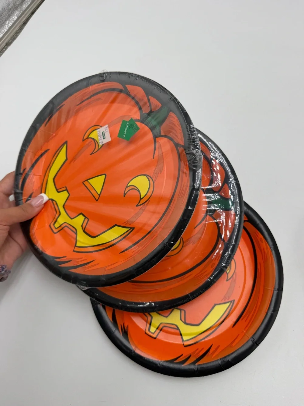 Vintage DesignWare Halloween Pumpkin Party Lot Plates Napkins Cups